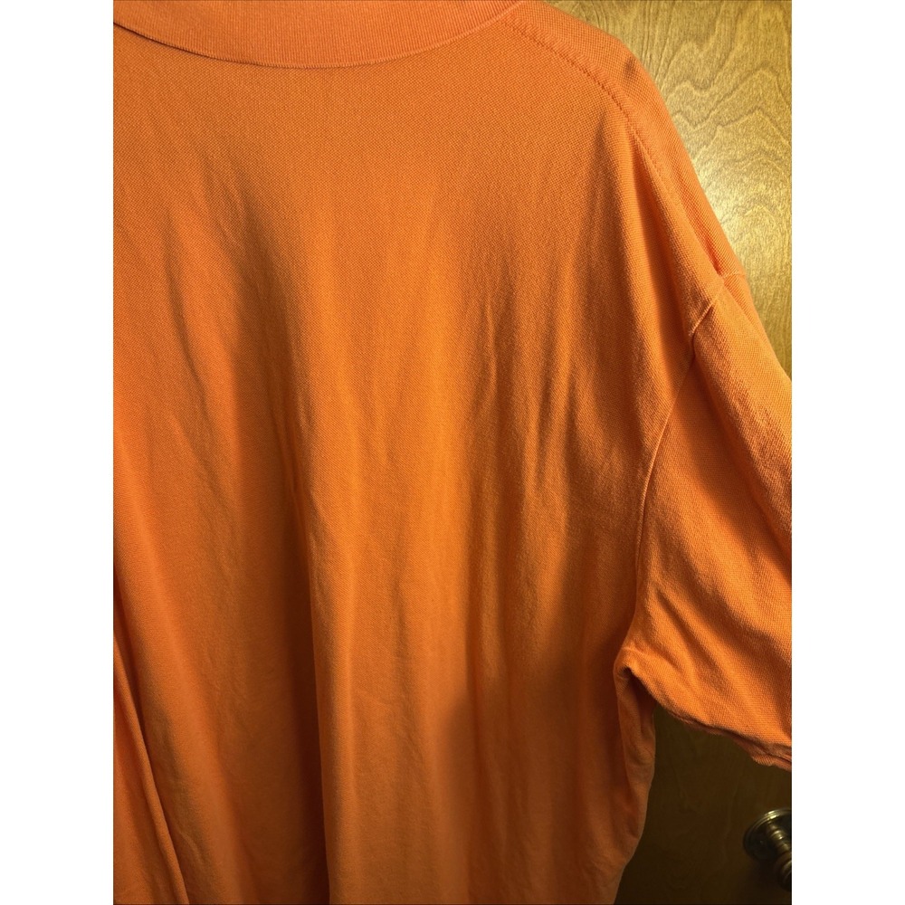 Polo Ralph Lauren Polo‎ Shirt Mens 3XB Big Orange Preppy Casual Pony Blem - Picture 7 of 10